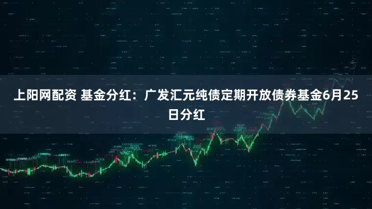 上阳网配资 基金分红：广发汇元纯债定期开放债券基金6月25日分红